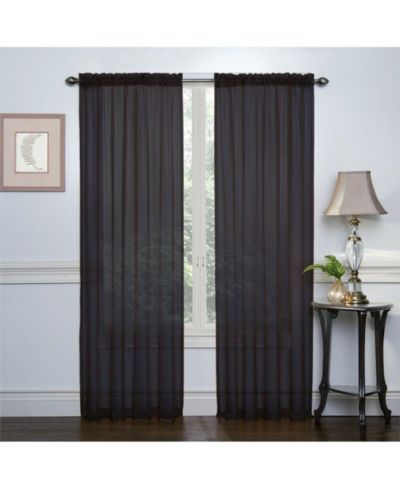 Занавески для окон Kate Aurora Basic Sheer Voile, 2 шт., 52 in. W x 84 in. L