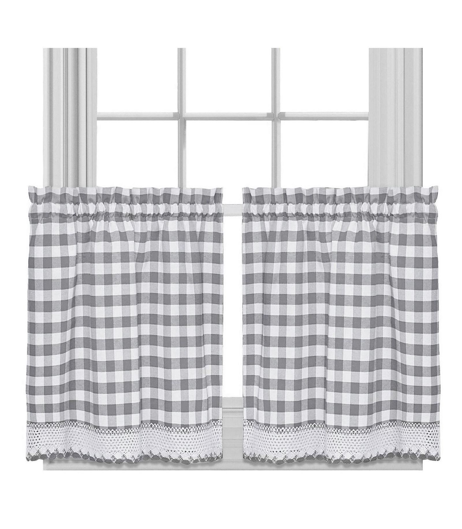 GoodGram шторы Buffalo Check Gingham Custom Window Treatments