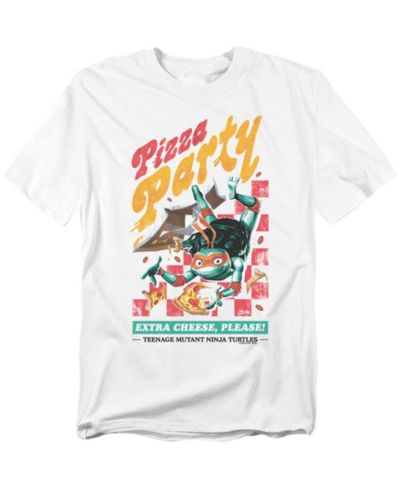 Teenage Mutant Ninja Turtles Big & Tall TMNT Mutant Mayhem Mikey Pizza Party T-Shirt