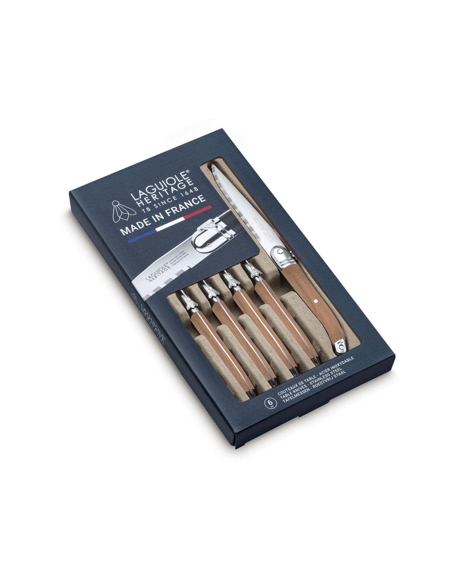 LAGUIOLE HERITAGE Набор ножей для стейка из нержавеющей стали 6-Pc.