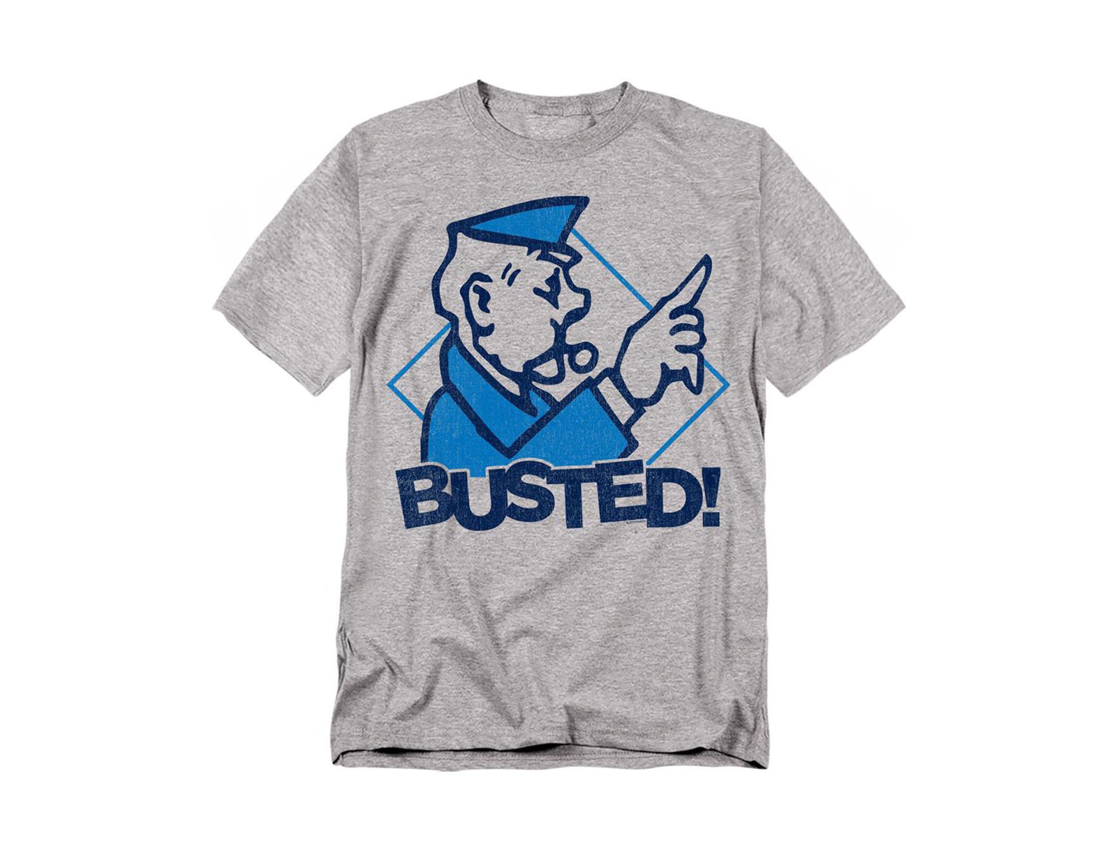 MONOPOLY Men's You're Busted T-Shirt