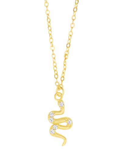 Подвеска Macy's с цирконием в виде змеи