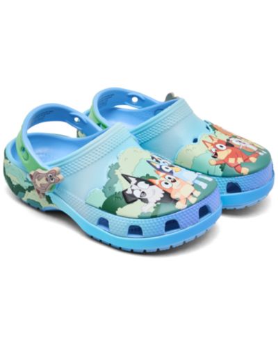 Детские классические сабо Crocs Bluey