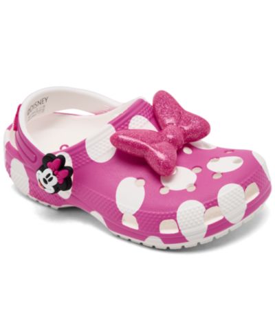 Детские сабо Crocs x Disney Minnie Mouse Classic для девочек
