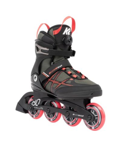K2 Alexis 80 Boa Gray-Coral Womens Inline Skates