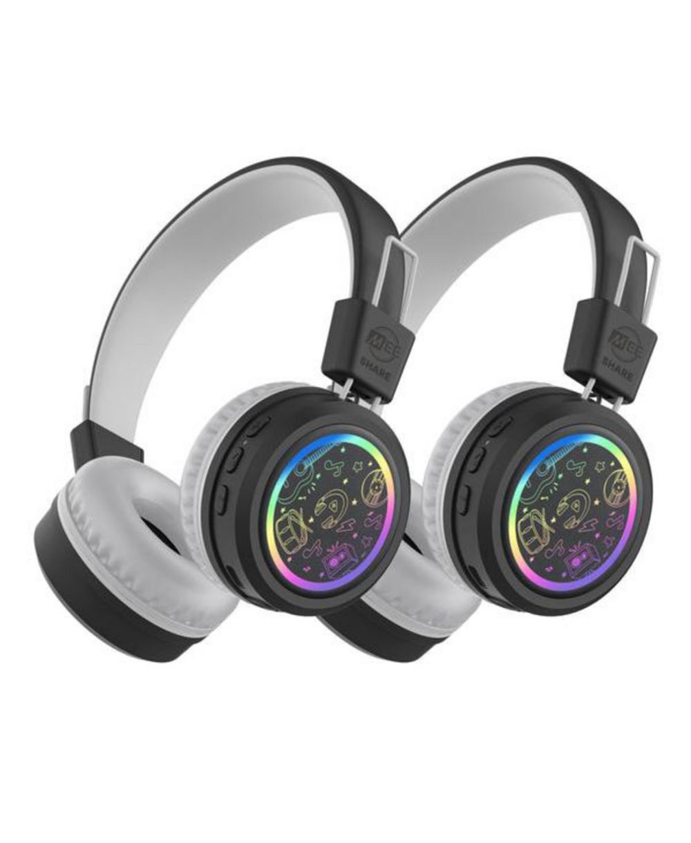 MEE audio KidJamz Share беспроводные наушники для детей с поддержкой Multipoint Connectivity и LED Lights (2 Pack)