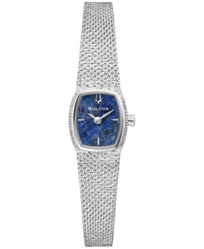 Часы Bulova Women's Classic Goddess of Time серебристые из нержавеющей стали 17mm