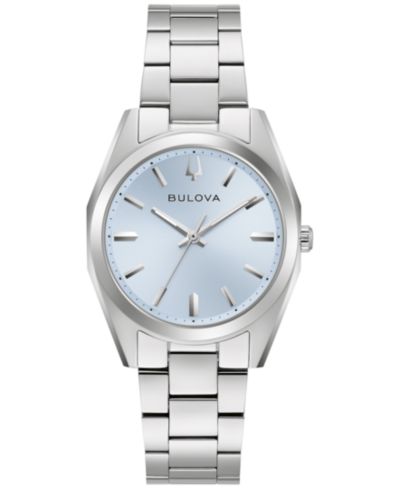 Bulova Женские классические часы Surveyor Silver-Tone с браслетом 22.7mm