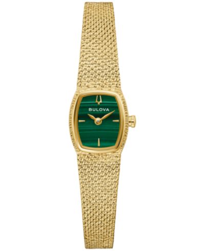 Bulova Женские классические часы Goddess of Time Gold-Tone Stainless Steel 17mm