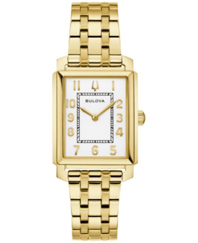 Bulova Женские часы Classic Sutton Gold-Tone Stainless Steel 25mm