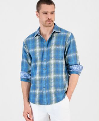 Tommy Bahama Men's Palo Alto Plaid Long-Sleeve Shirt