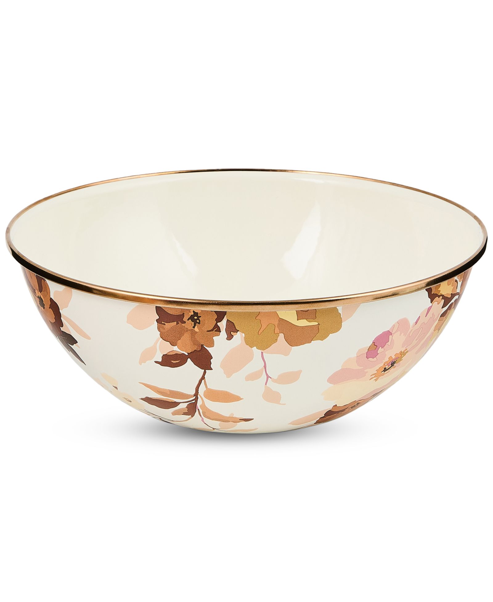 MacKenzie-Childs Универсальная миска Wild Rose White Medium, 80-oz.