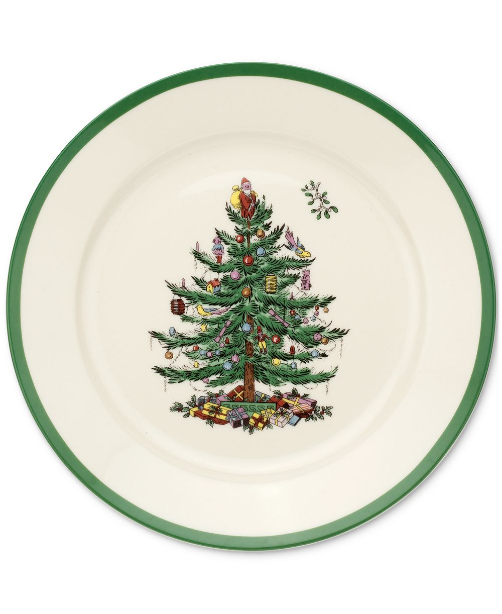 Обеденная тарелка Spode Christmas Tree, 9"