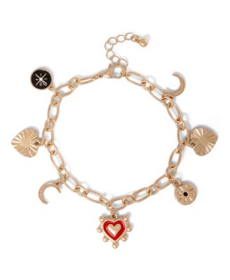 Jessica Simpson -Tone Charm Bracelet