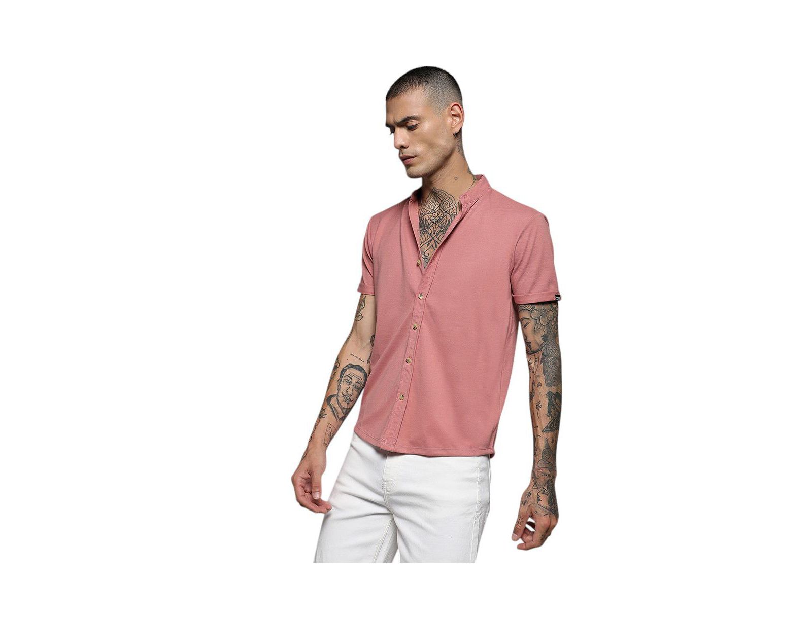 Campus Sutra Men's Basic Shirt
