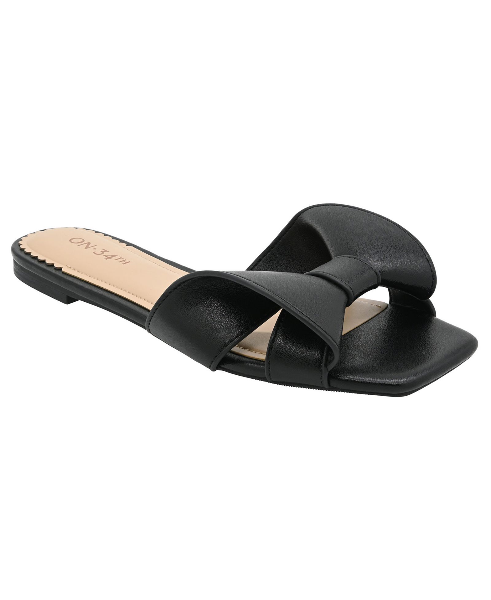 On 34th Женские сандалии Pearlaa Square Toe Flat, эксклюзив Macy's