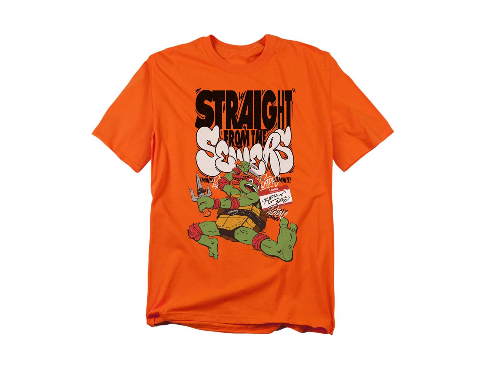Teenage Mutant Ninja Turtles Men's TMNT Mutant Mayhem Raph Sewers T-Shirt