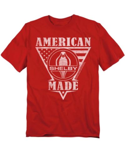 Shelby Cobra Men's Carroll Shelby American Made Flag T-Shirt