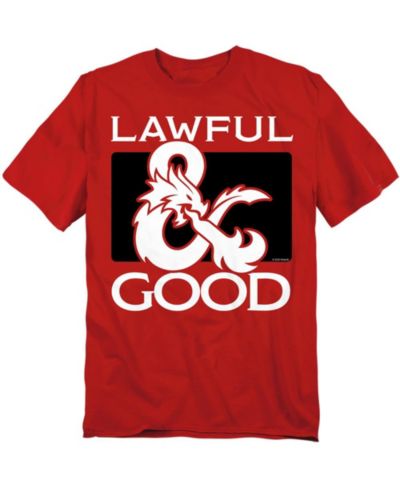 D&D Big & Tall Dungeons And Dragons Lawful Good T-Shirt