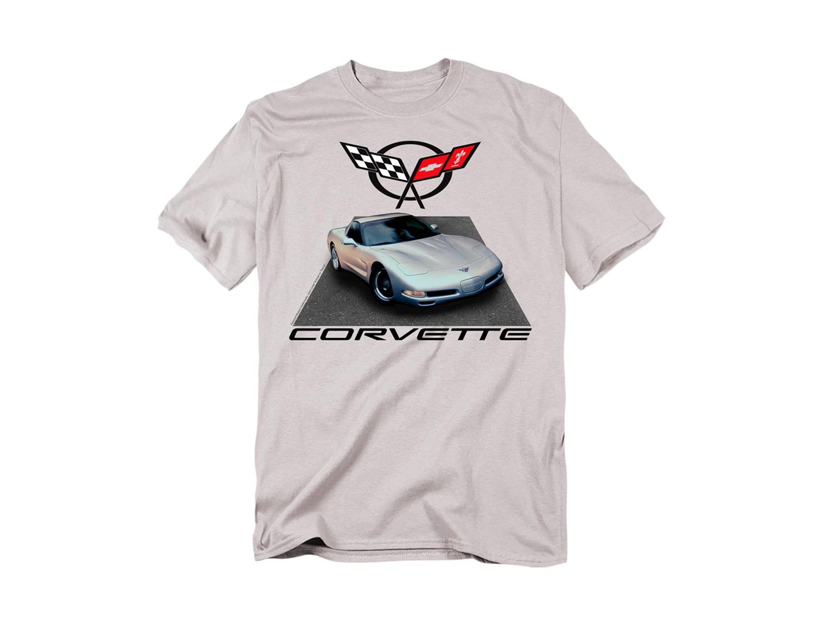 Corvette Men's Chevrolet Silver 01 Vette T-Shirt