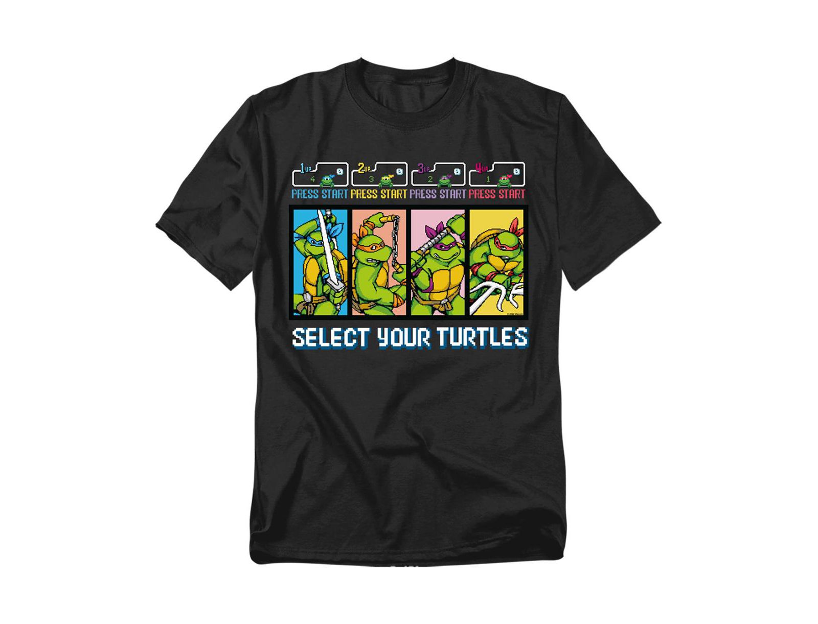 Teenage Mutant Ninja Turtles Men's TMNT Select Your Turtles T-Shirt