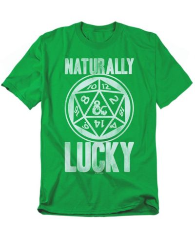 Мужская футболка D&D Dungeons Dragons Natural Luck