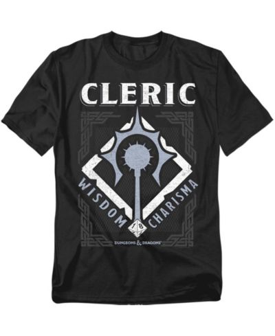 Футболка D&D Big & Tall Dungeons Dragons Cleric Wisdom Charisma