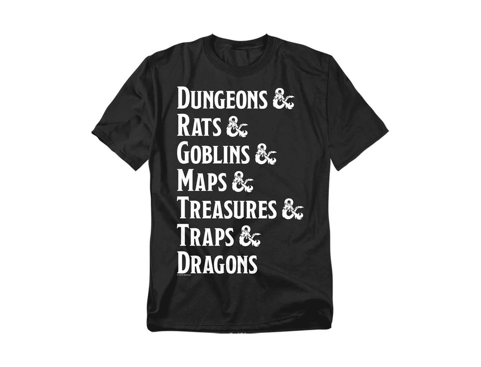 Футболка D&D Big & Tall Dungeons Dragons Dungeon Checklist