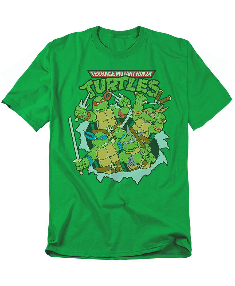 Teenage Mutant Ninja Turtles Big & Tall Retro Group T-Shirt