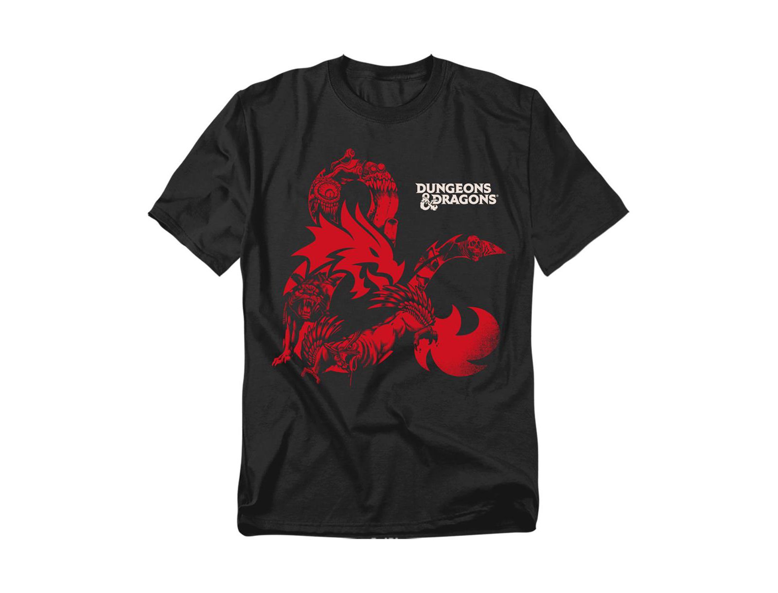 D&D Men's Dungeons Dragons Ampersand Monsters T-Shirt