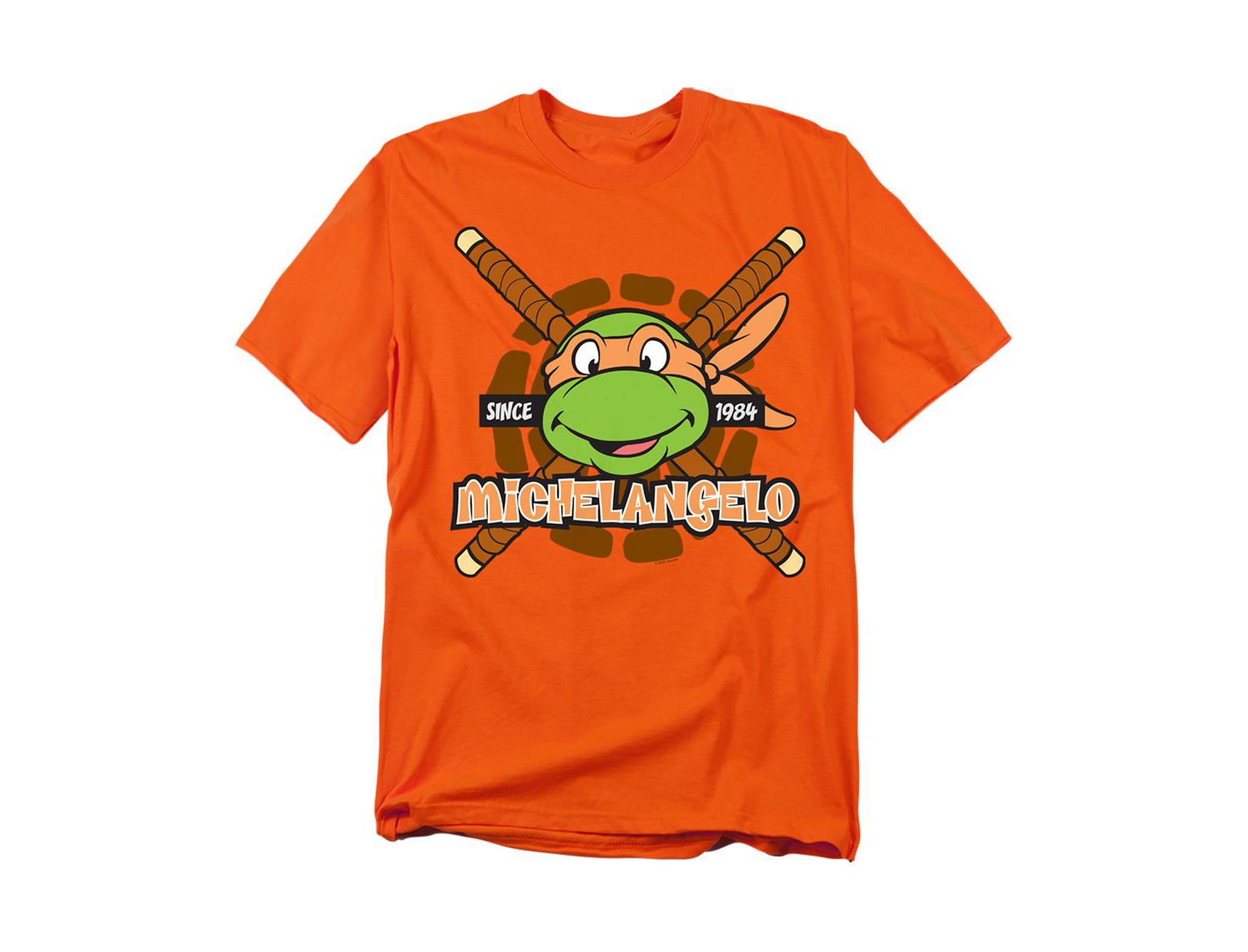 Teenage Mutant Ninja Turtles Men's TMNT Michelangelo Since 1984 T-Shirt