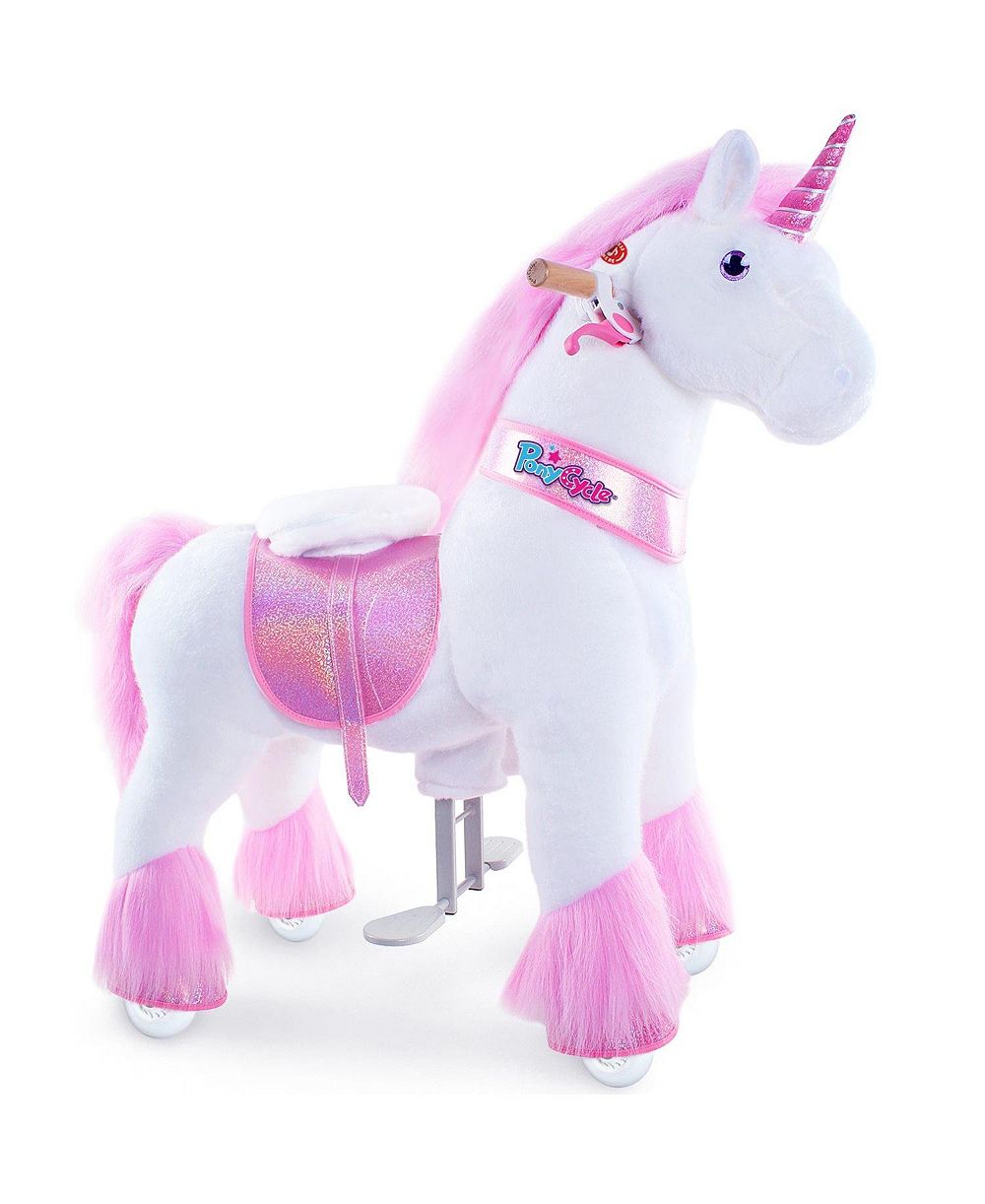 PonyCycle Ride-on Unicorn розовый, модель U, размер 4 для детей 4-7 лет
