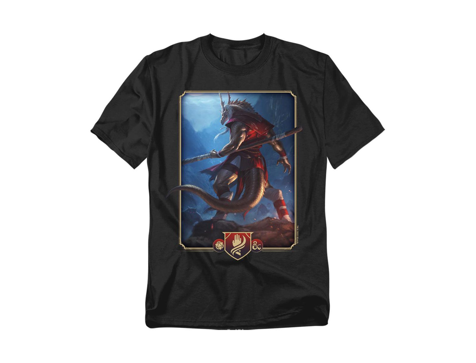 D&D Men's Dungeons And Monk Key Art T-Shirt