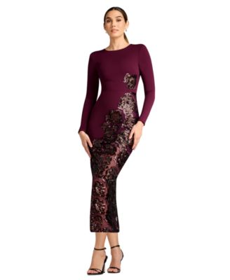 Женское платье Bodycon Mara с длинным рукавом от Dress the Population