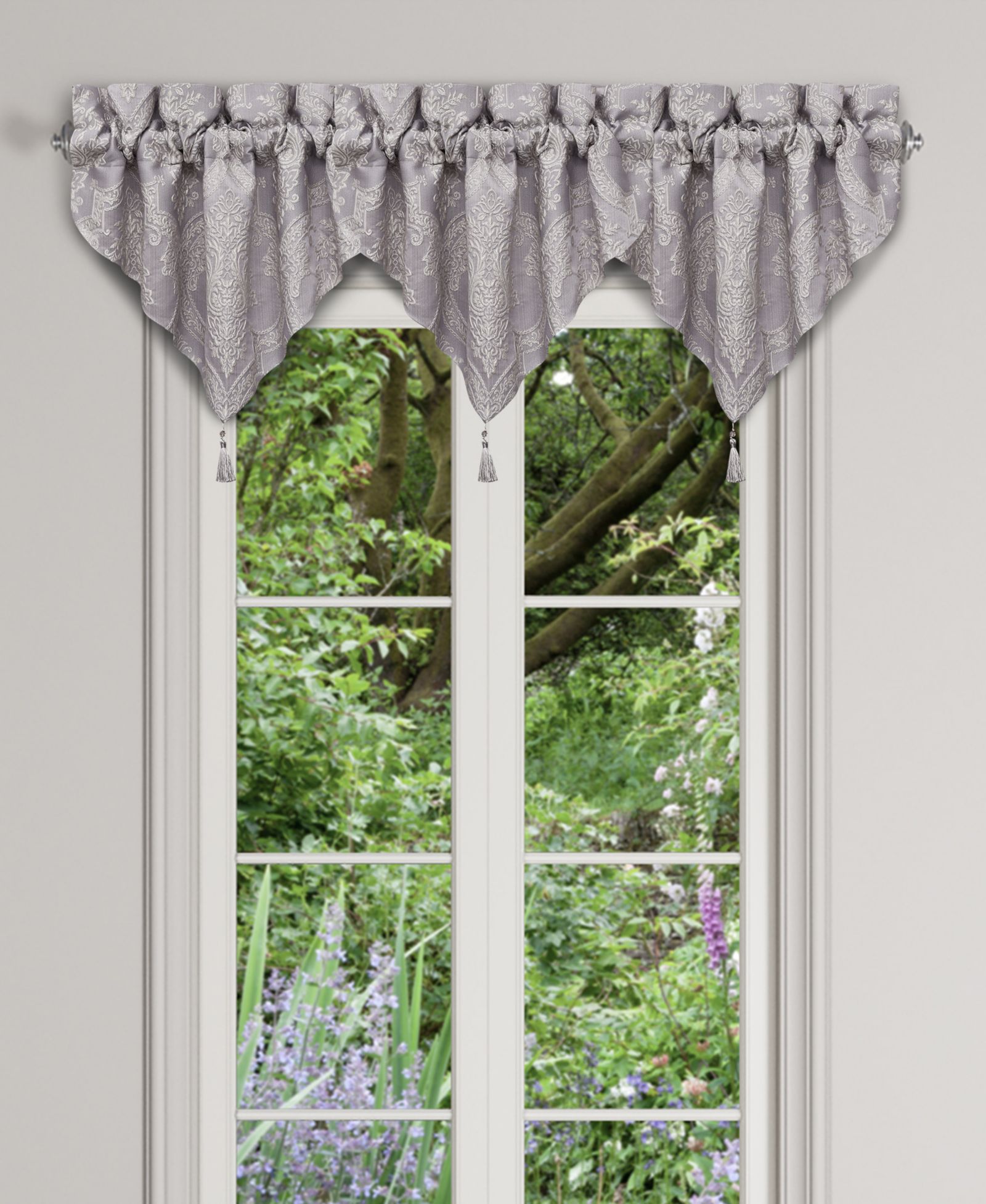 J Queen New York Mary Window Ascot Valance, 40" x 21"