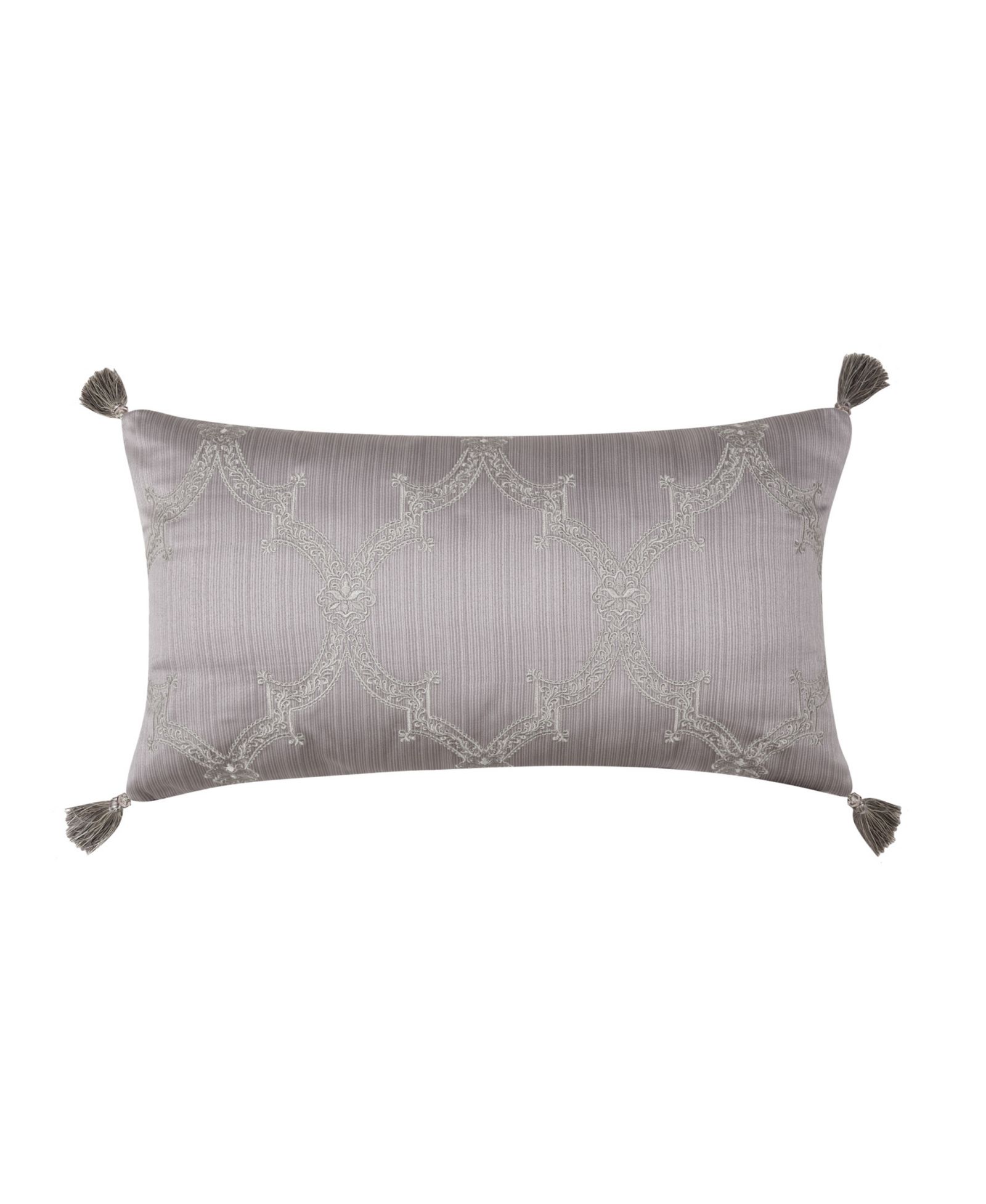 J Queen New York Mary Boudoir Embellished Decorative Pillow, 15" x 21"
