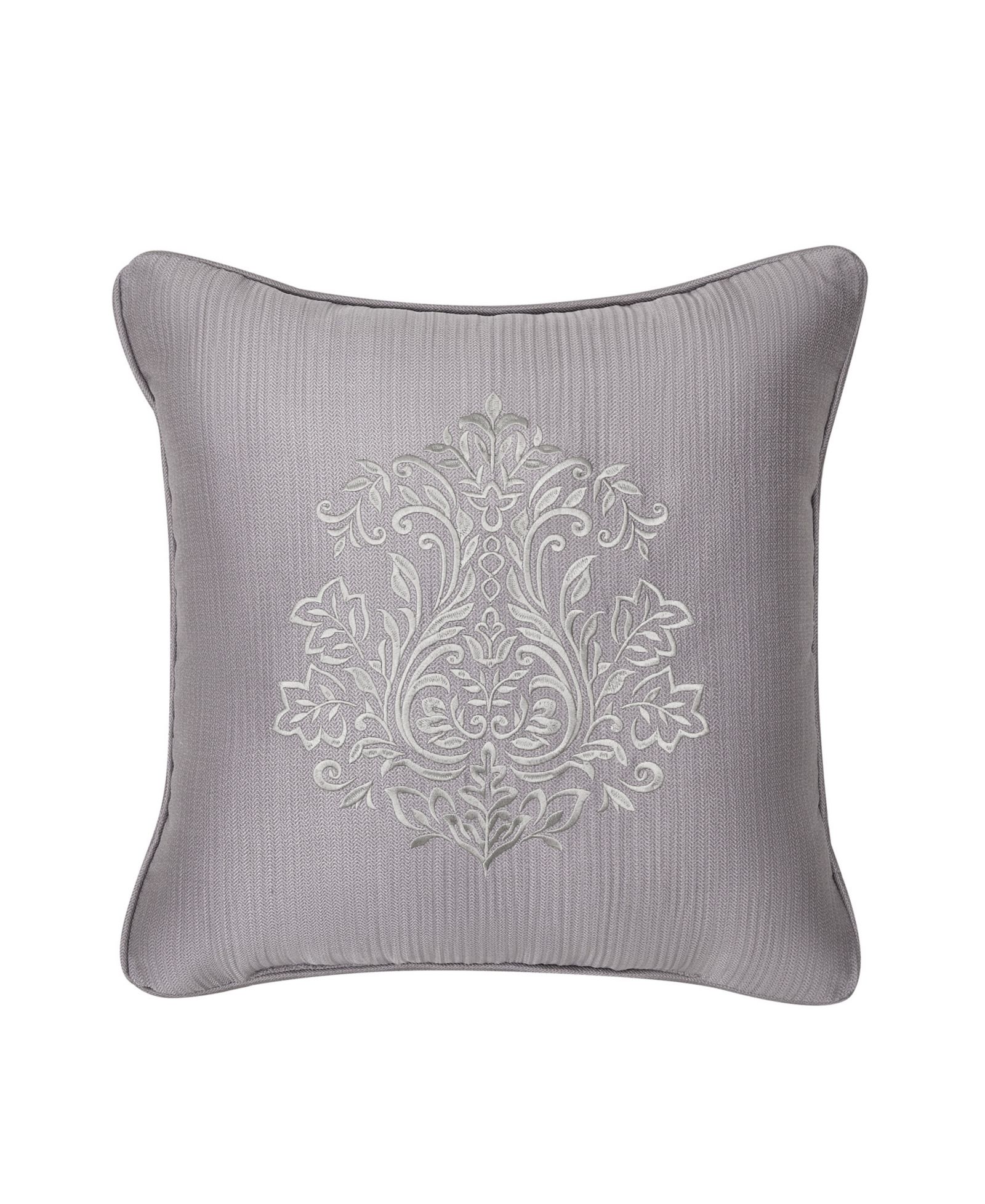 J Queen New York Mary Embroidered Decorative Pillow, 18" x 18"