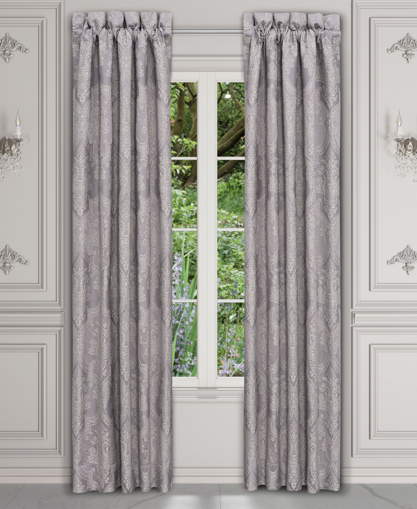 J Queen New York Mary Window Panel Pair, 50 x 84"