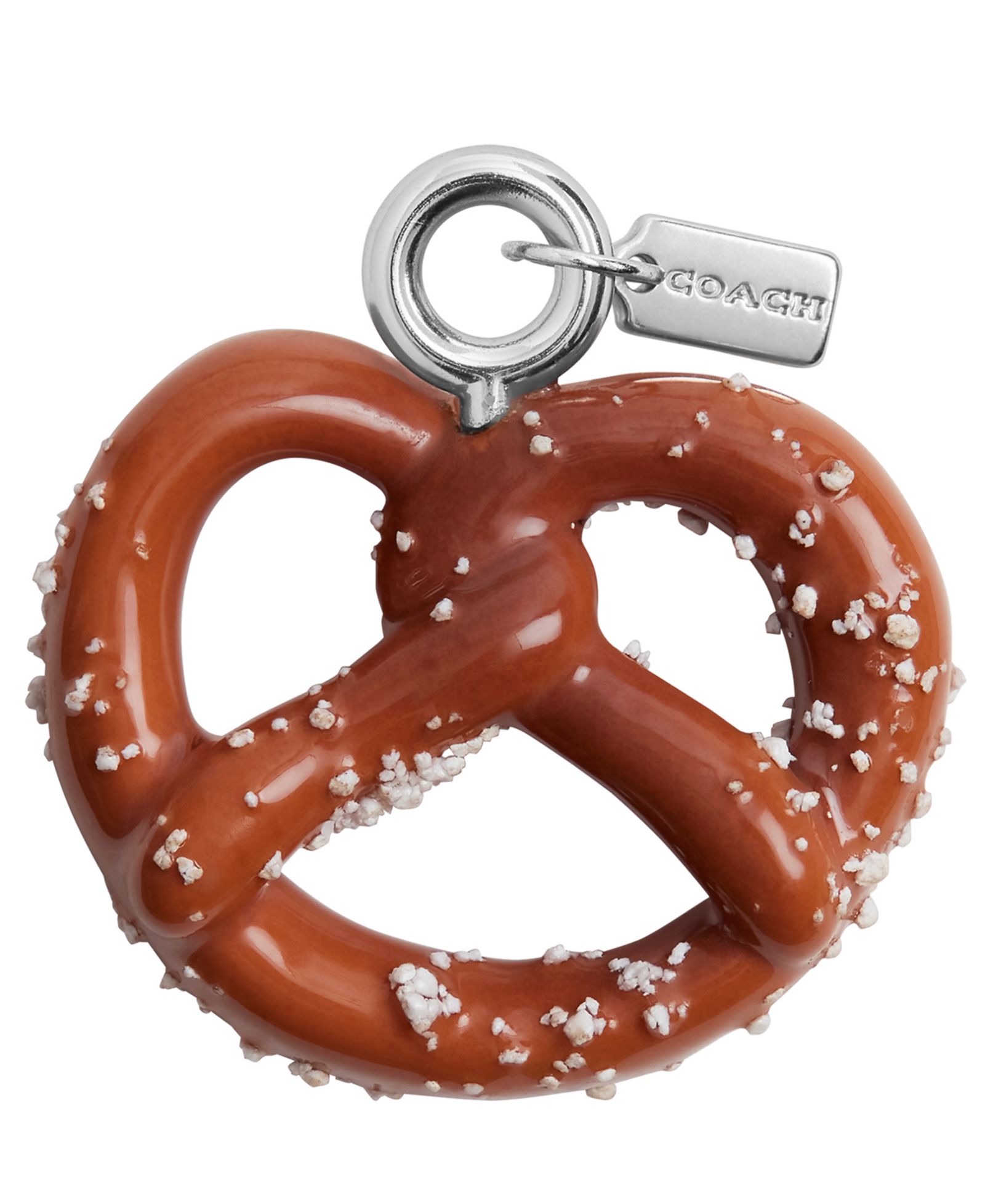Брелок COACH Women's Small Pretzel Shoe Charm