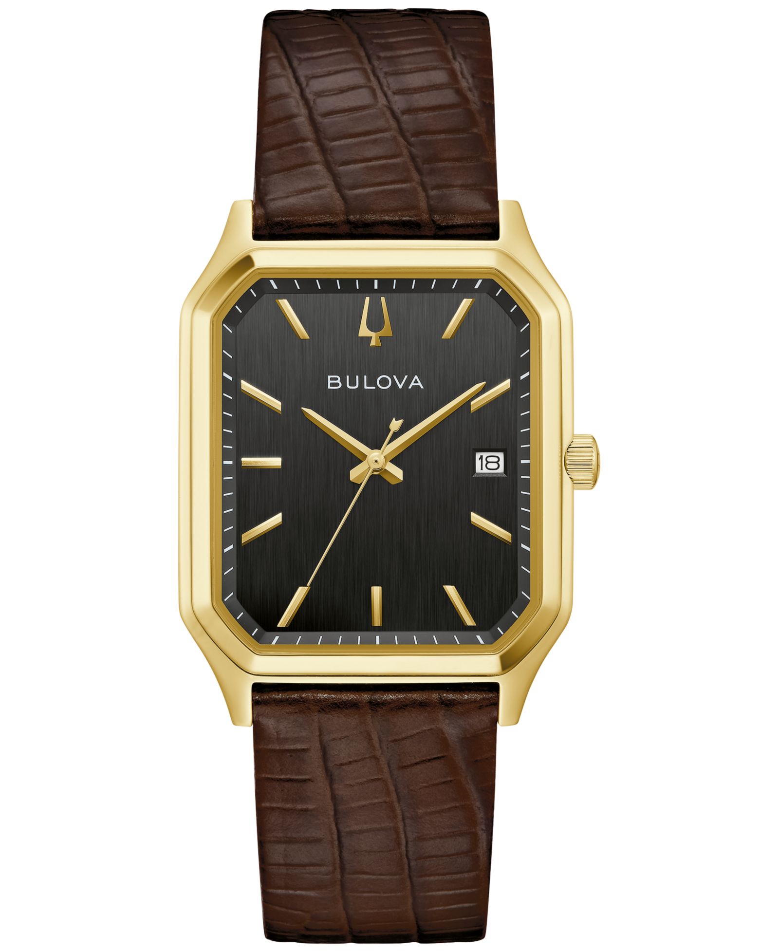 Bulova Мужские часы Special Edition Tony Bennett, золотистый ремешок, 32mm