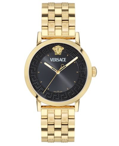 Versace Мужские часы Swiss Albireo Gold Ion Plated 40mm