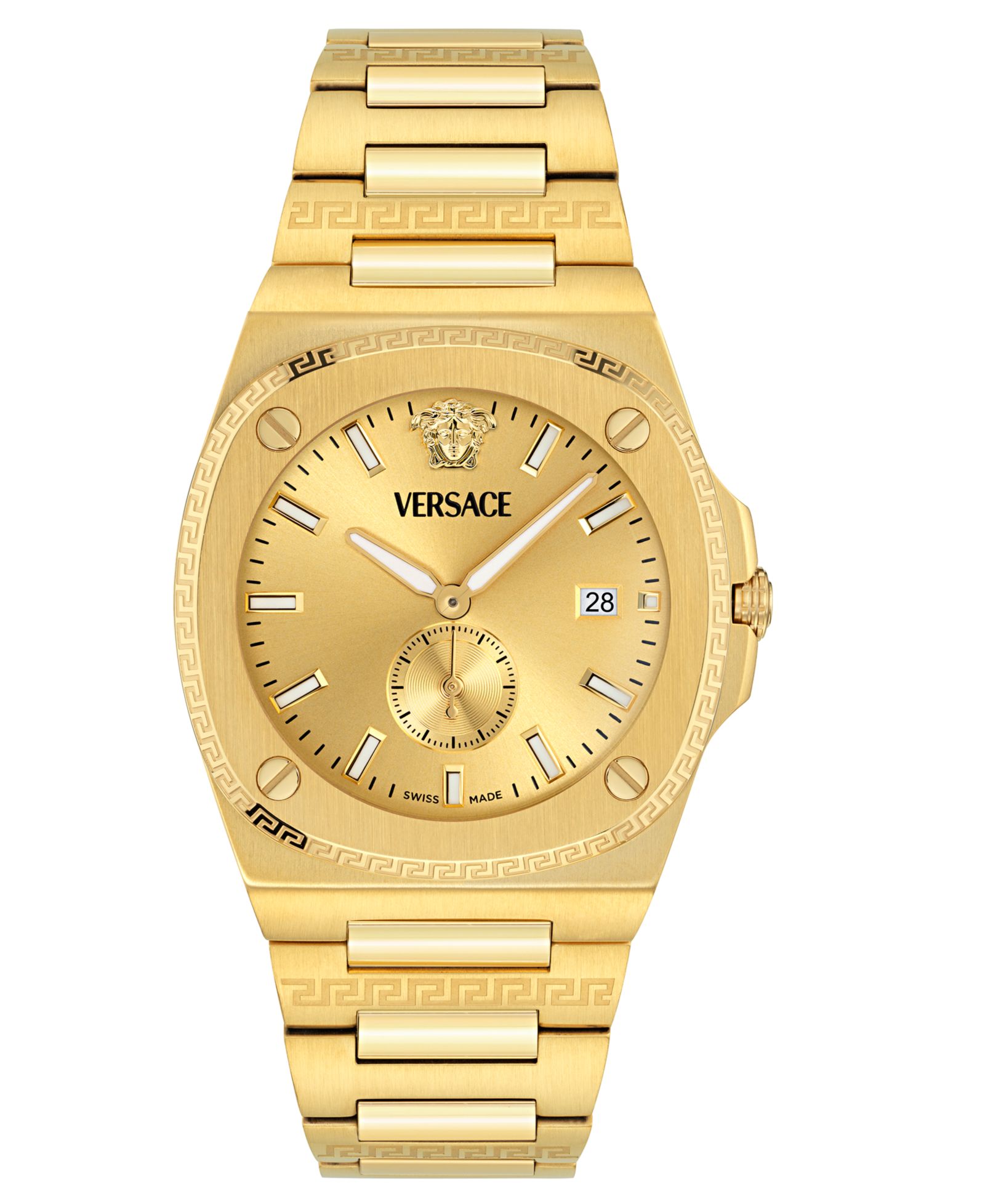 Мужские часы Versace Swiss Tolomeo Gold Ion Plated, 40mm