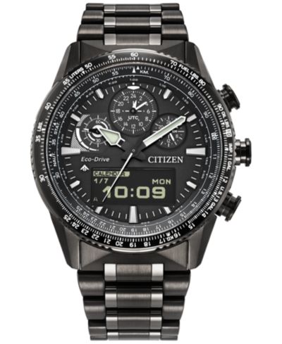 Мужские часы Citizen Promaster Skyhawk U830, стальной браслет, 43mm