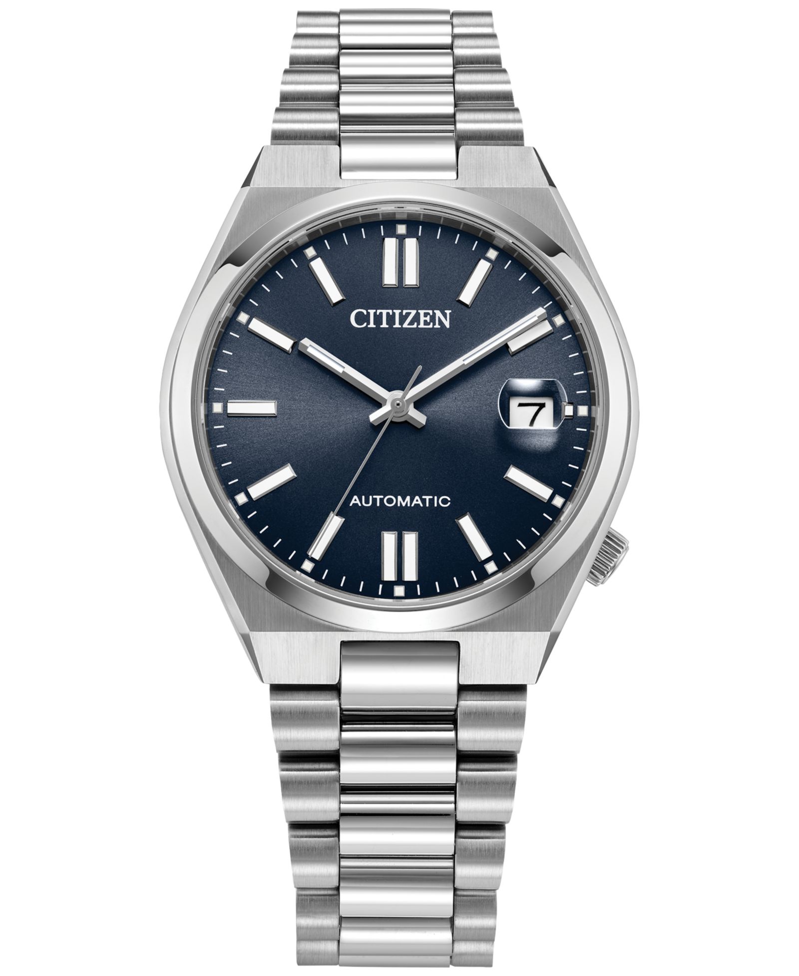 Citizen Men's Sport Luxury Tsuyosa Automatic Silver-Tone Stainless Steel Bracelet Watch 37mm