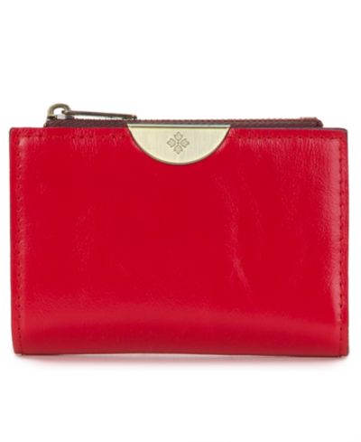 Patricia Nash Busalla Leather Zipper Bifold Wallet