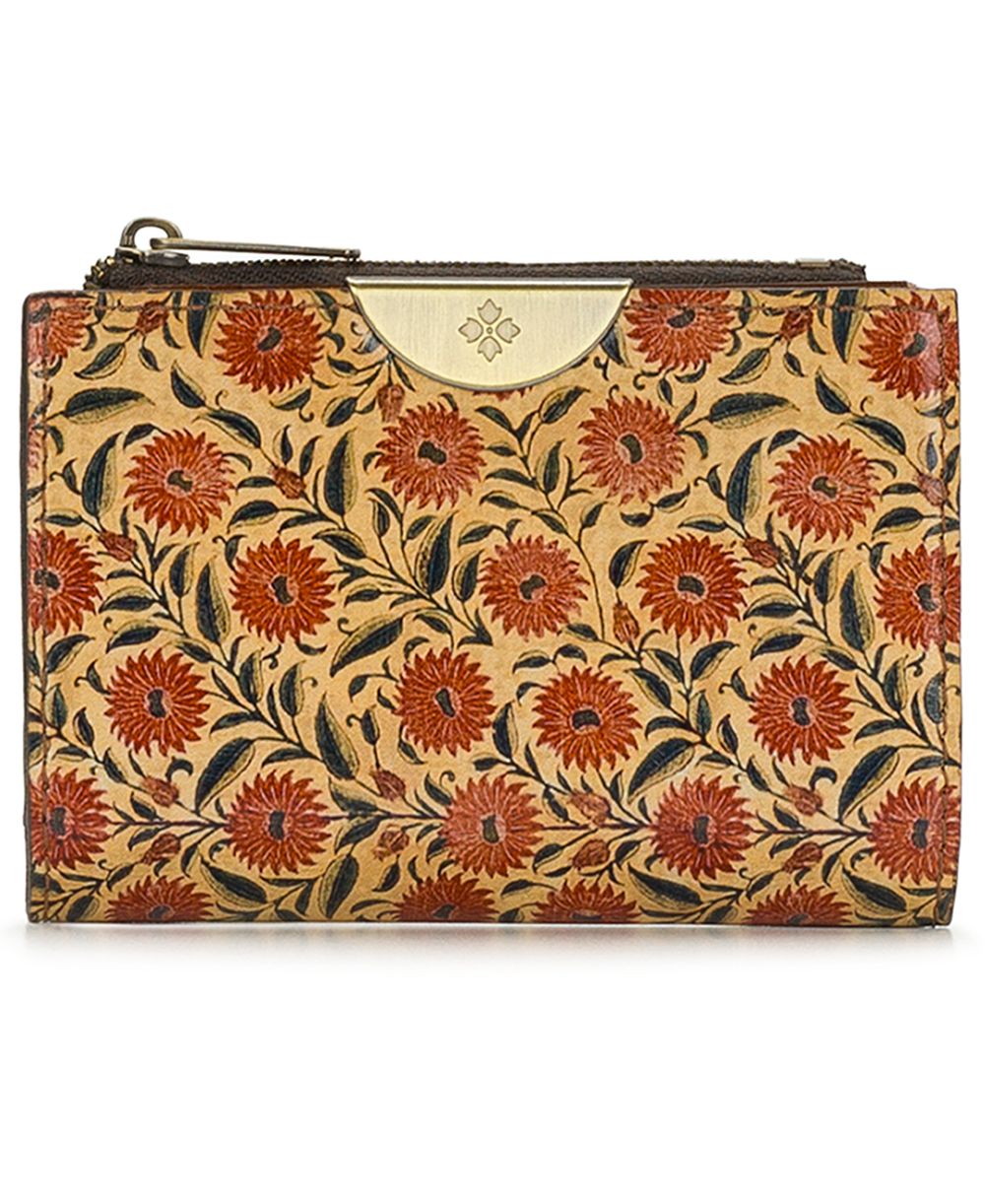Patricia Nash Busalla Leather Zipper Bifold Wallet