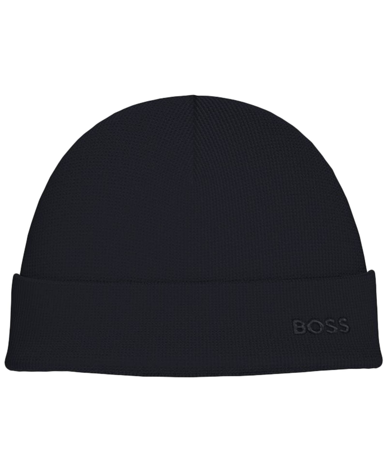 Hugo Boss Men's Waffle Logo Detail Beanie