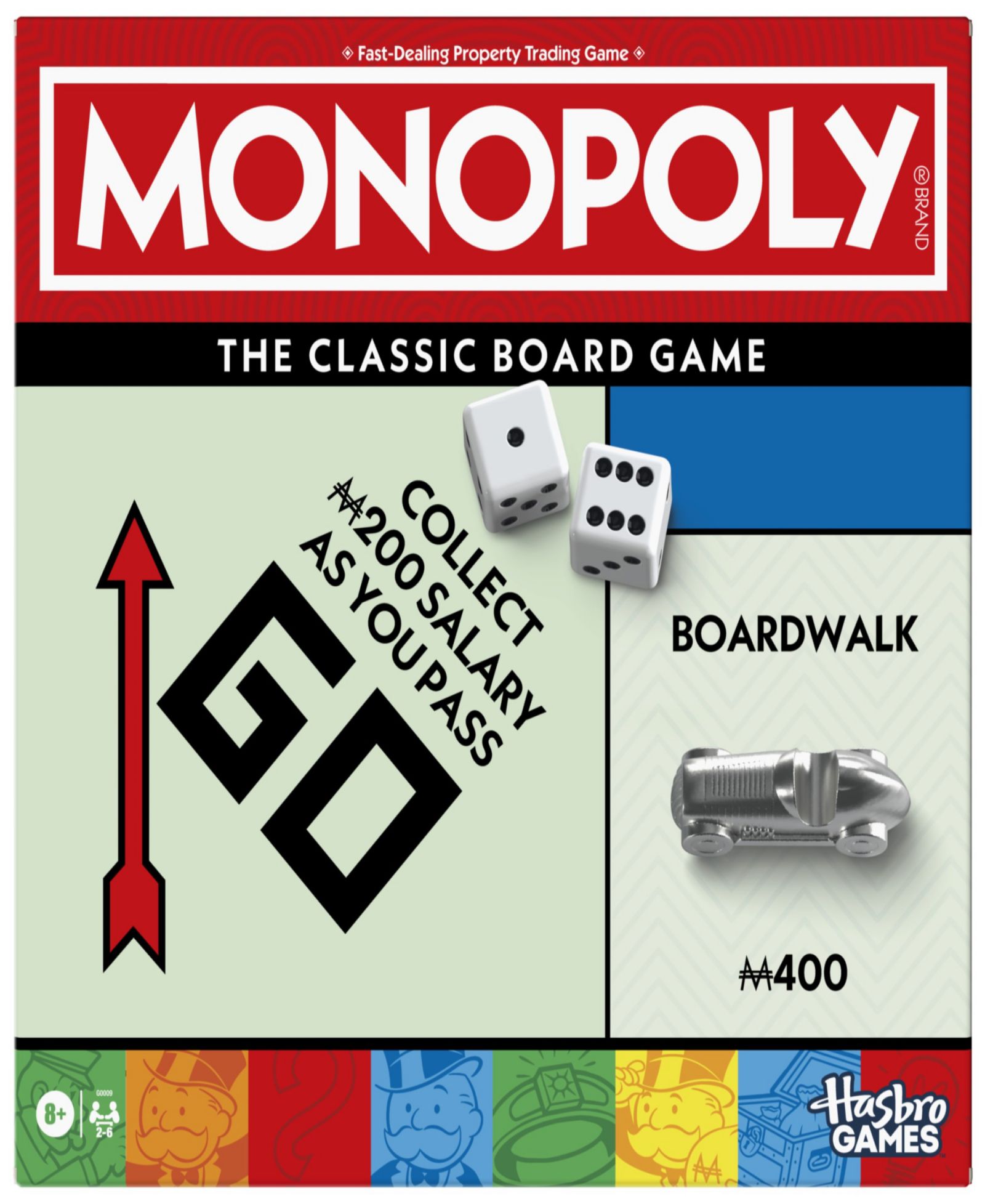 Настольная игра Monopoly Family Strategy Board Game, Ages 8+