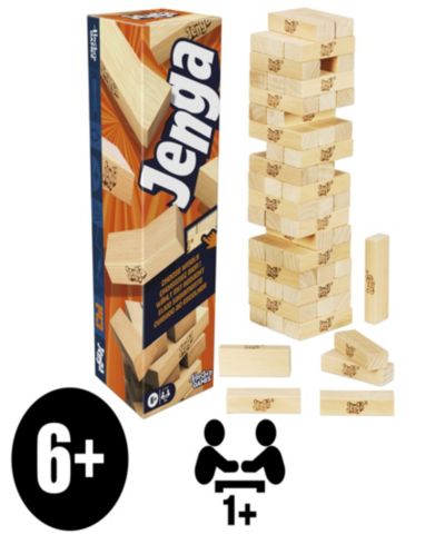 Настольная игра Jenga Classic от Hasbro Gaming, 54 детали, возраст 6+