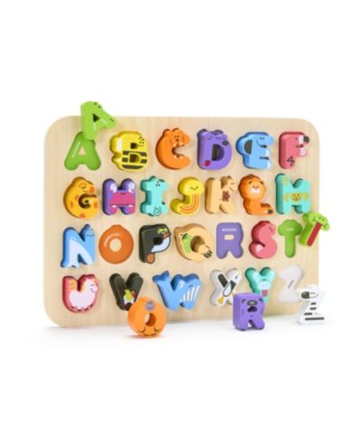 Geoffrey's Toy Box Animal Alphabet Jungle Puzzle Board